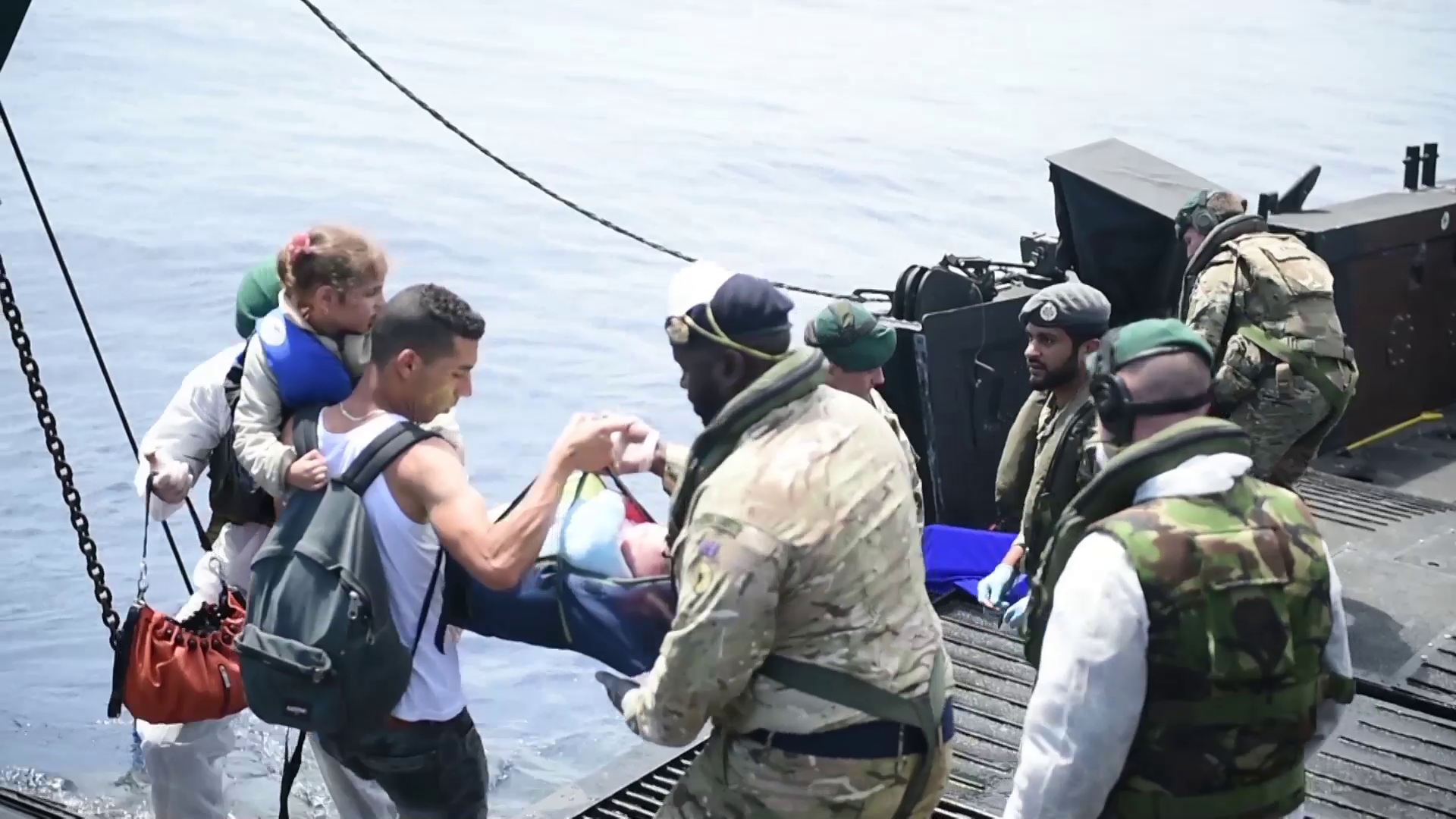 Operation WEALD, Mediterranean Sea 2015 — rendering humanitarian assistance to over 4,000 people from more than 23 nations